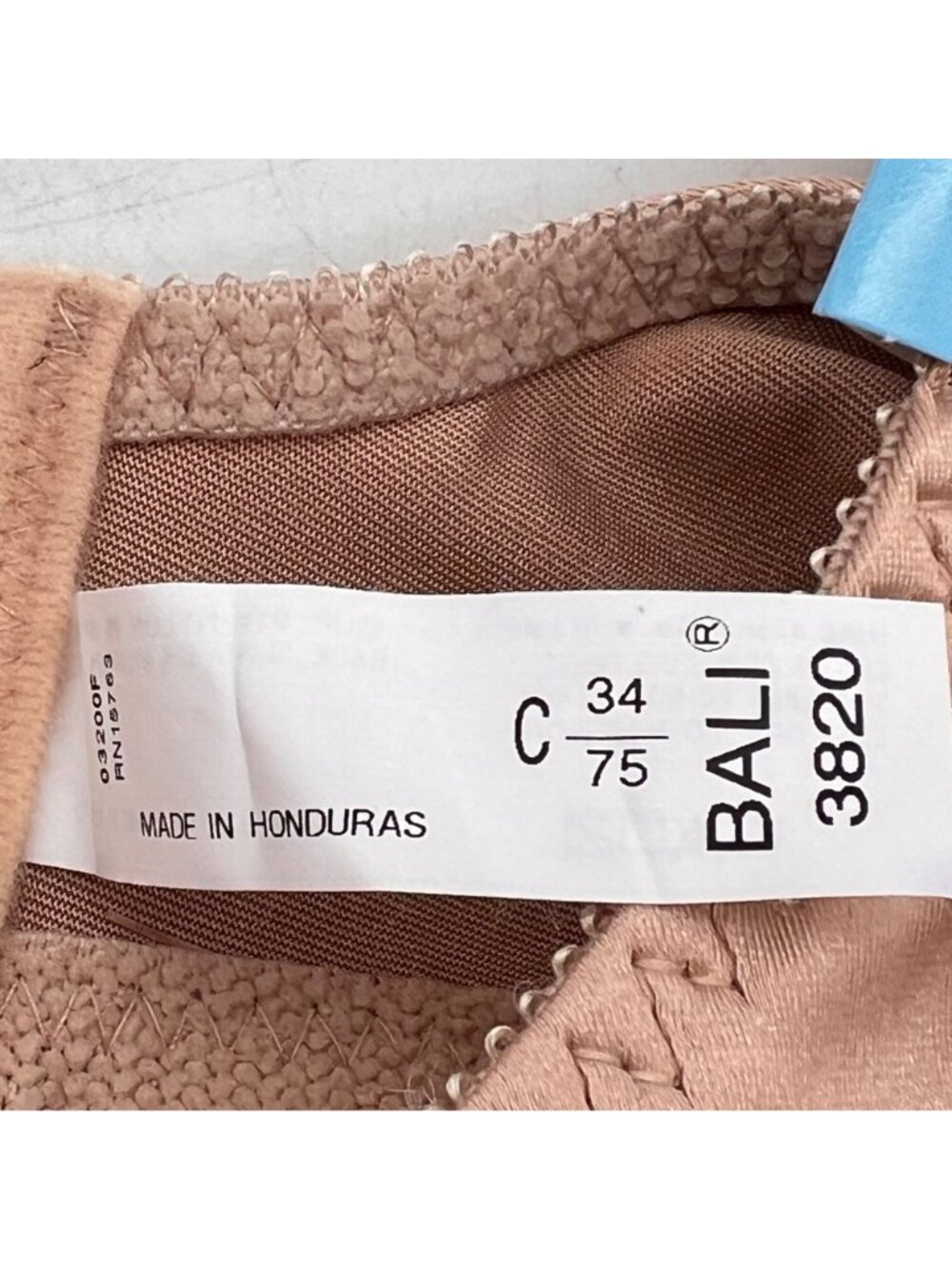 Bali Classic Support Nude 34C Bra DF3820 Cool Comfort Moisture-Wicking Adj. New - Picture 5 of 11